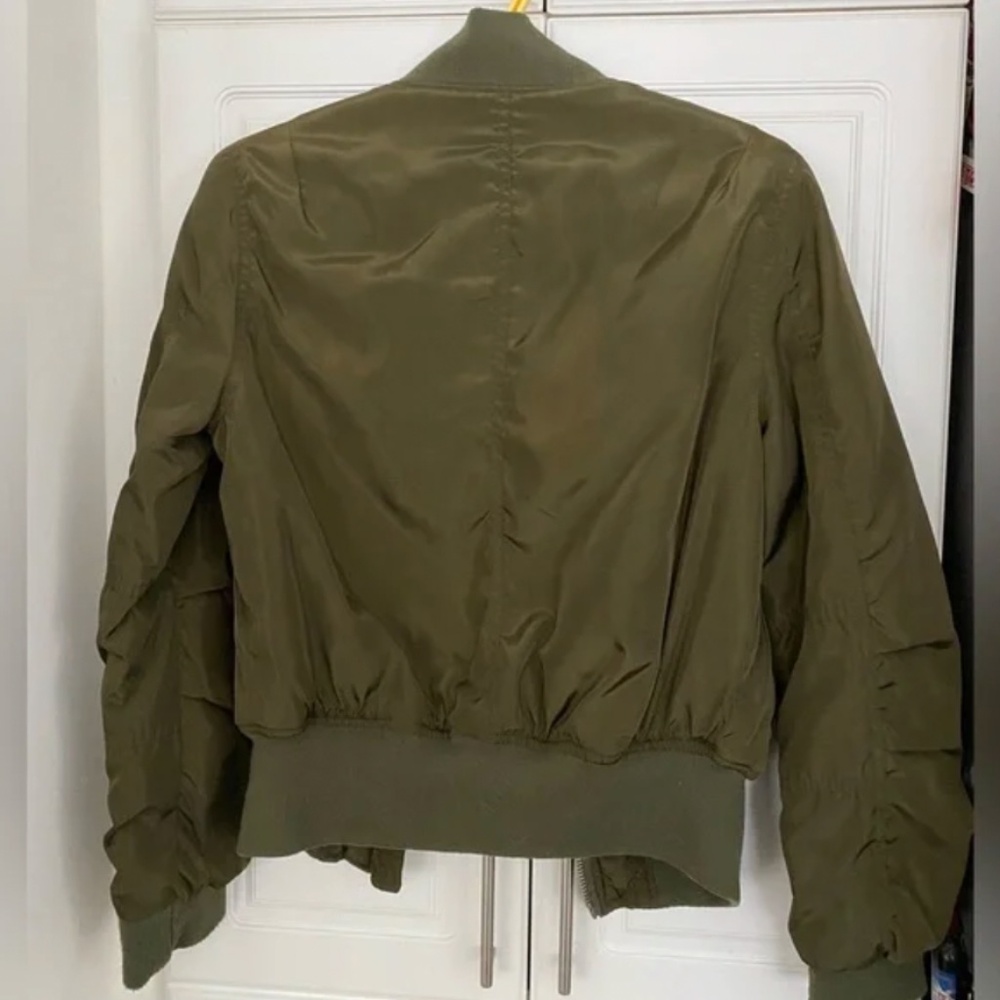 Green Bomber Jacket - image 5